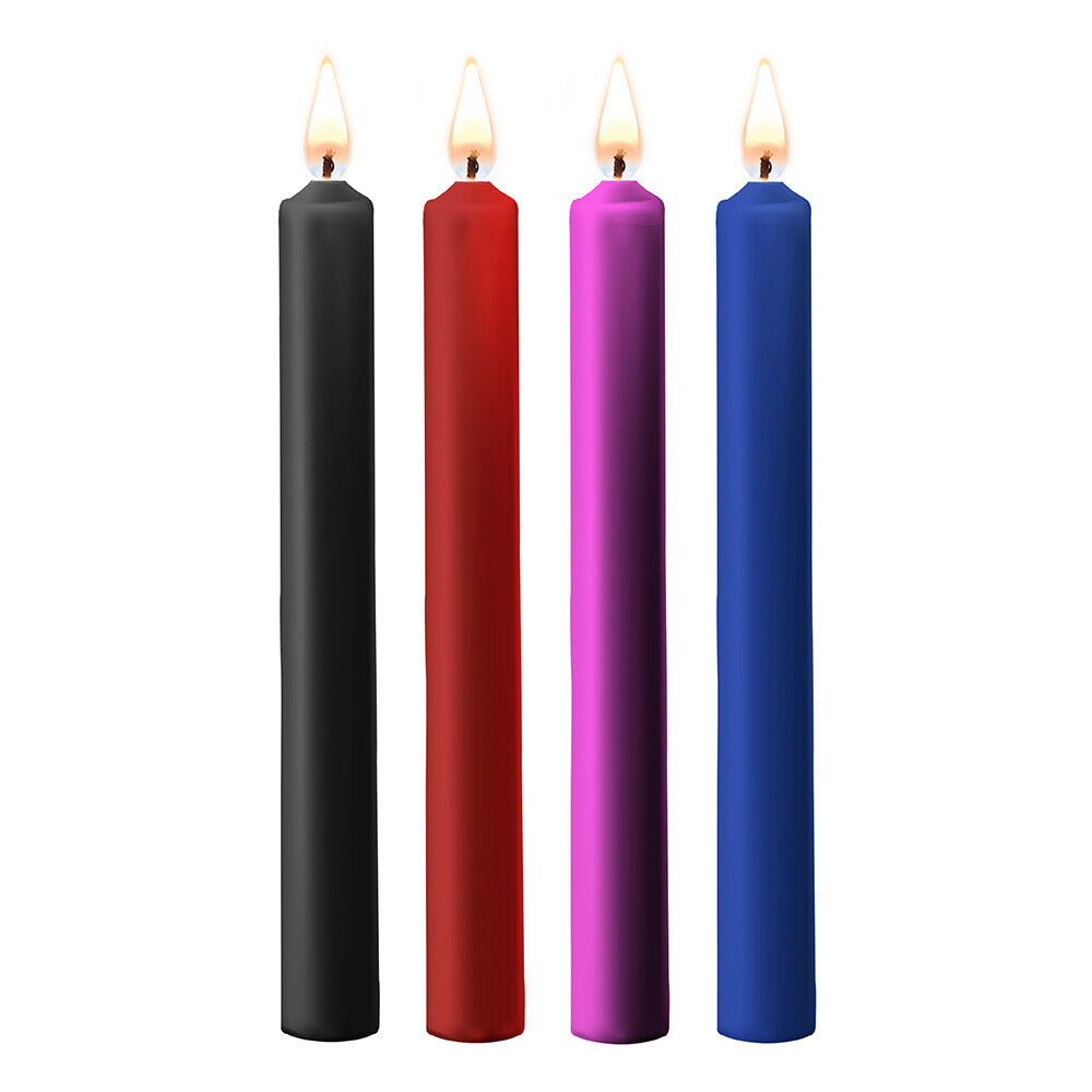 Vibrators, Sex Toy Kits and Sex Toys at Cloud9Adults - Teasing Wax Candles 4 Pack Large - Buy Sex Toys Online