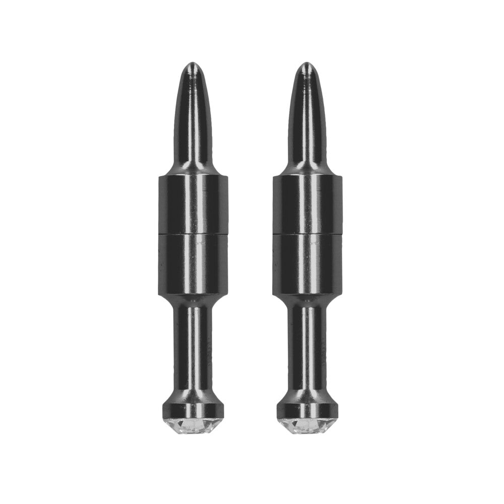 Vibrators, Sex Toy Kits and Sex Toys at Cloud9Adults - Ouch Magnetic Nipple Clamps Diamond Pin Grey - Buy Sex Toys Online