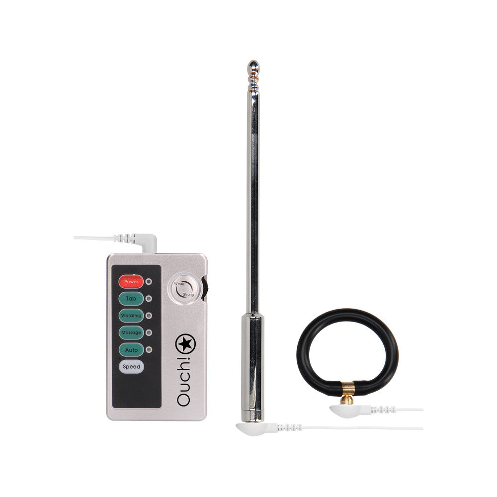 Vibrators, Sex Toy Kits and Sex Toys at Cloud9Adults - Ouch E Stimulation Urethral Sounding Set - Buy Sex Toys Online