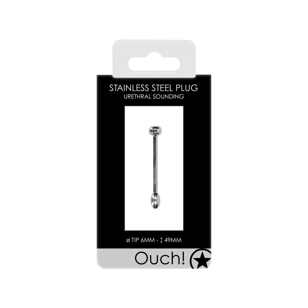 Vibrators, Sex Toy Kits and Sex Toys at Cloud9Adults - Ouch Stainless Steel Plug - Buy Sex Toys Online