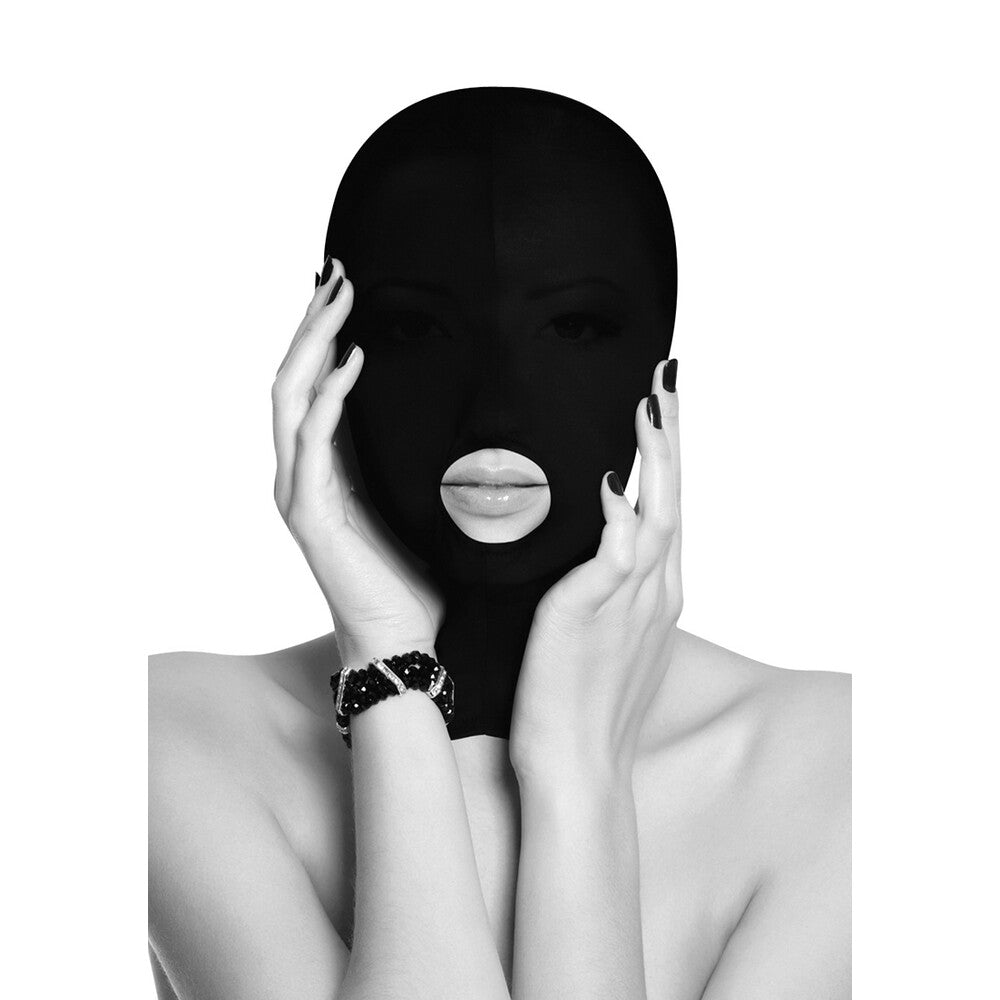 Vibrators, Sex Toy Kits and Sex Toys at Cloud9Adults - Ouch Submission Mask with Open Mouth - Buy Sex Toys Online