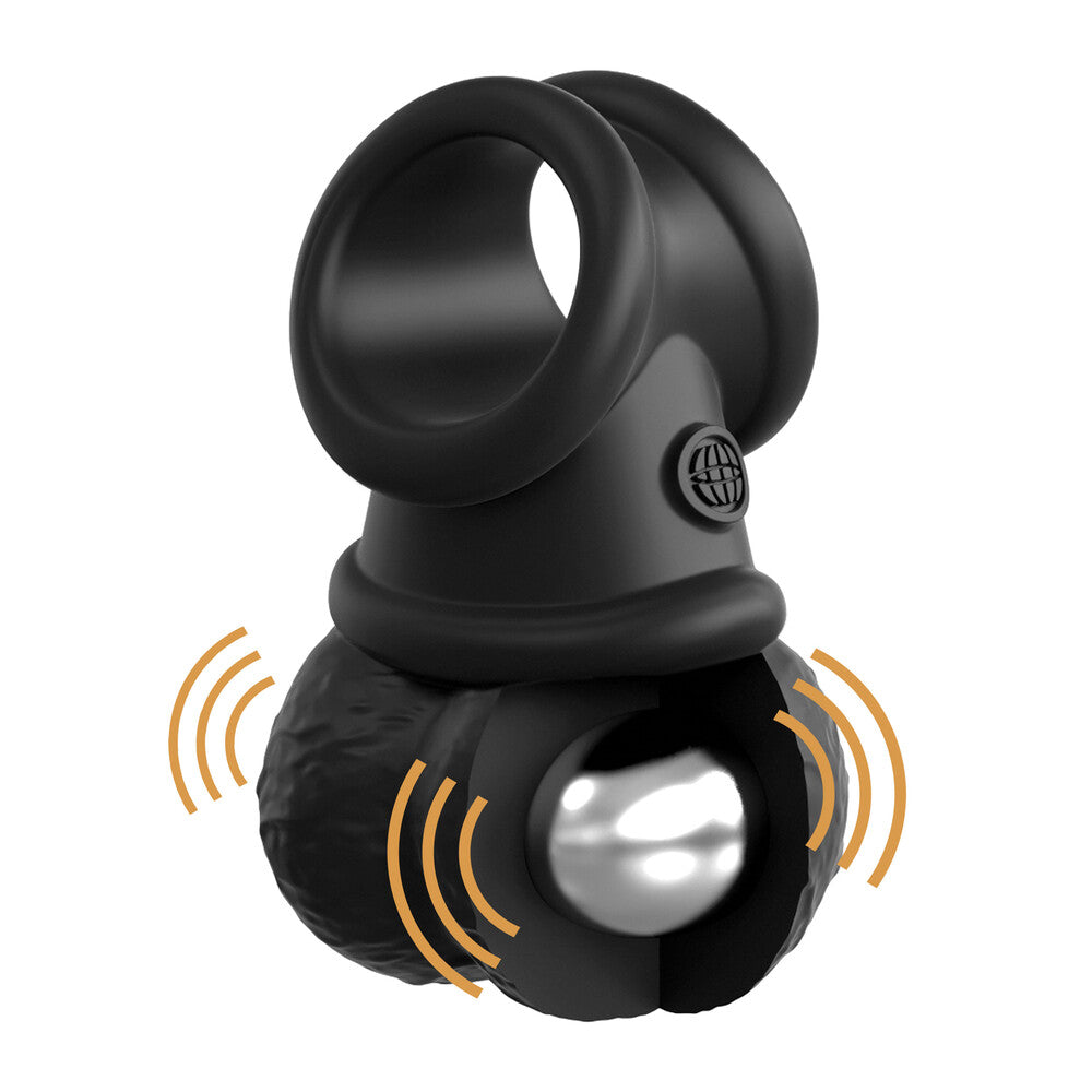 Vibrators, Sex Toy Kits and Sex Toys at Cloud9Adults - King Cock The Crown Jewels Weighted Swinging Vibrating Balls - Buy Sex Toys Online