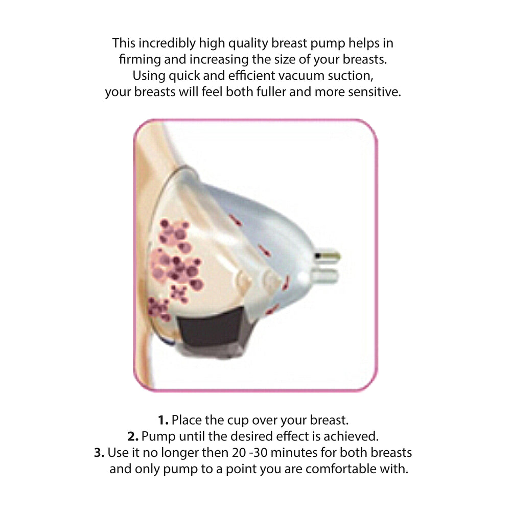 Vibrators, Sex Toy Kits and Sex Toys at Cloud9Adults - Pumped Breast Pump Medium Rose Gold - Buy Sex Toys Online