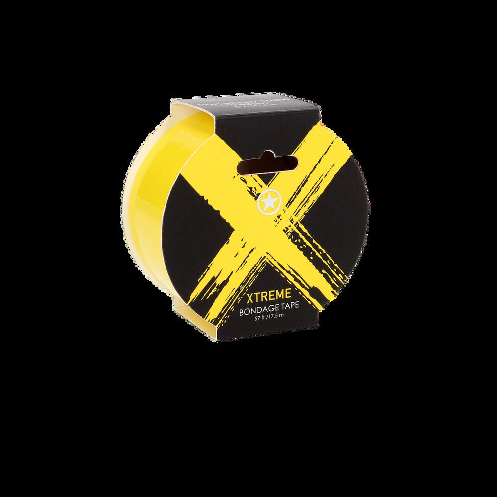 Vibrators, Sex Toy Kits and Sex Toys at Cloud9Adults - Ouch Xtreme Bondage Tape 57FT Yellow - Buy Sex Toys Online
