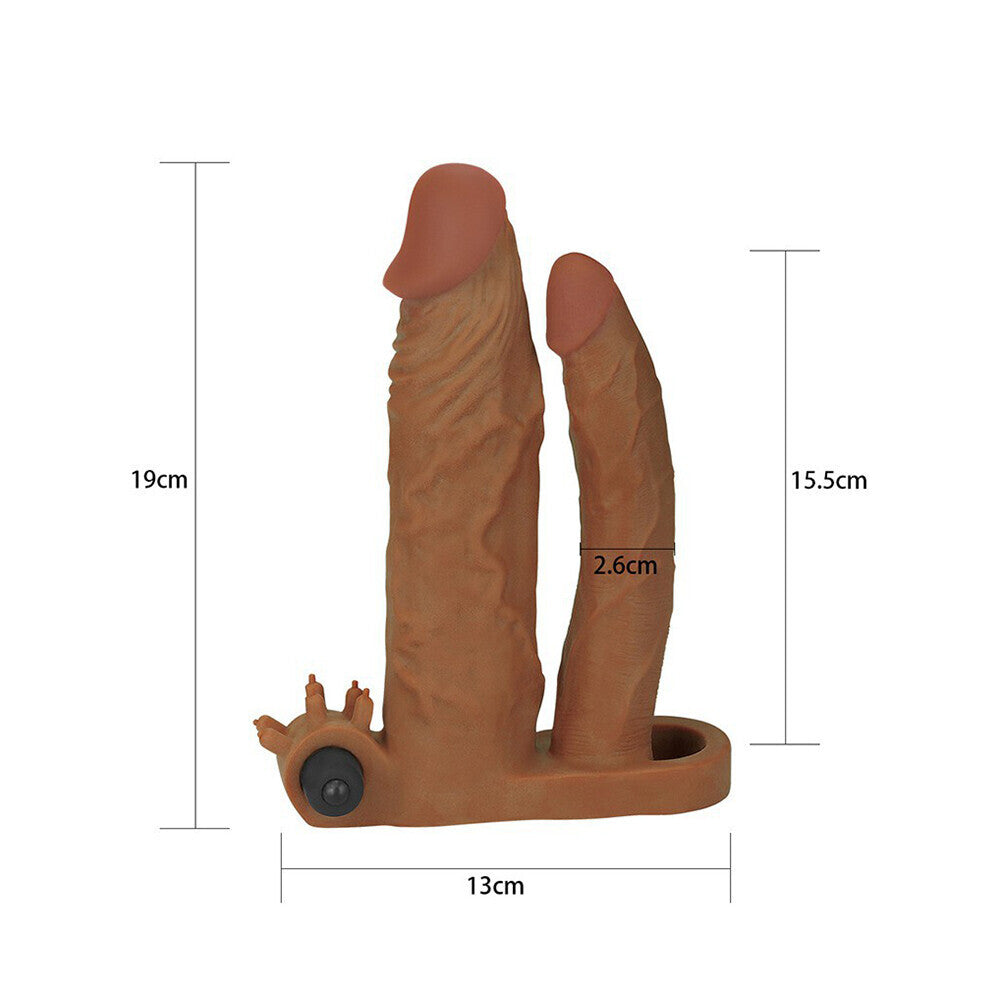 Vibrators, Sex Toy Kits and Sex Toys at Cloud9Adults - Lovetoy 2 Inch Vibrating Double Pleasure Extender - Buy Sex Toys Online