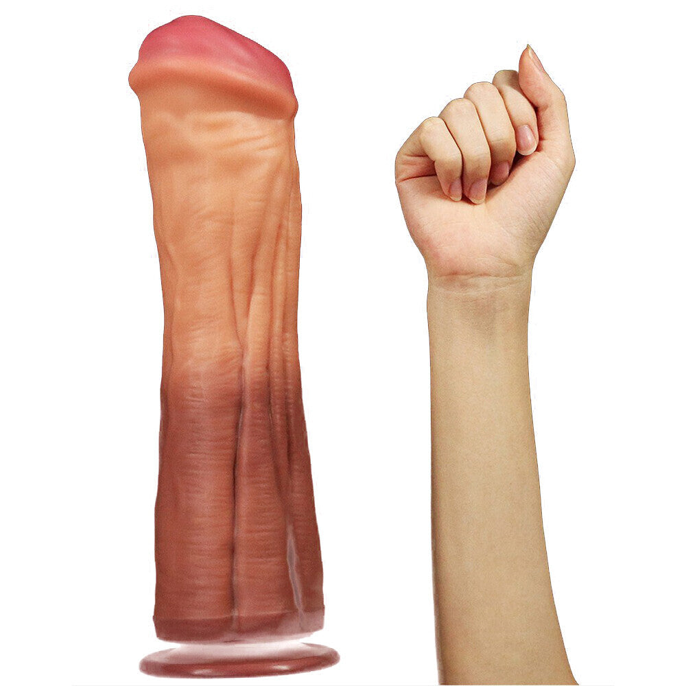 Vibrators, Sex Toy Kits and Sex Toys at Cloud9Adults - Lovetoy 12 Inch Dual Layered Silicone Horse Cock - Buy Sex Toys Online