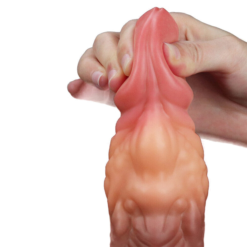 Vibrators, Sex Toy Kits and Sex Toys at Cloud9Adults - Lovetoy 7 Inch Dual Layered Silicone Cock - Buy Sex Toys Online