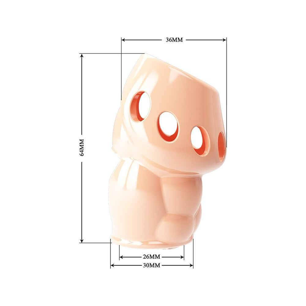 Vibrators, Sex Toy Kits and Sex Toys at Cloud9Adults - Oscar Penis Sleeve Flesh Pink - Buy Sex Toys Online