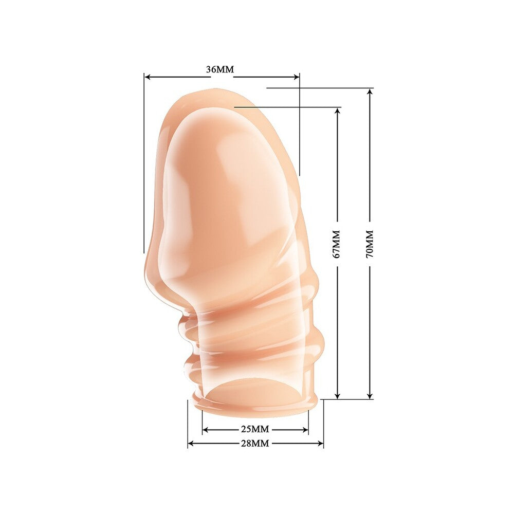 Vibrators, Sex Toy Kits and Sex Toys at Cloud9Adults - Jeremy Penis Sleeve Flesh Pink - Buy Sex Toys Online