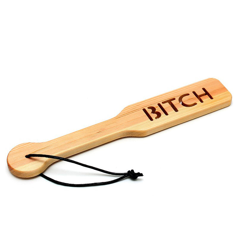 Vibrators, Sex Toy Kits and Sex Toys at Cloud9Adults - Wooden Bitch Paddle - Buy Sex Toys Online