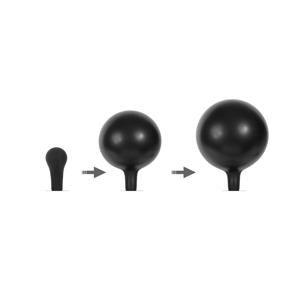 Vibrators, Sex Toy Kits and Sex Toys at Cloud9Adults - Rimba Latex Play Inflatable Anal Plug - Buy Sex Toys Online