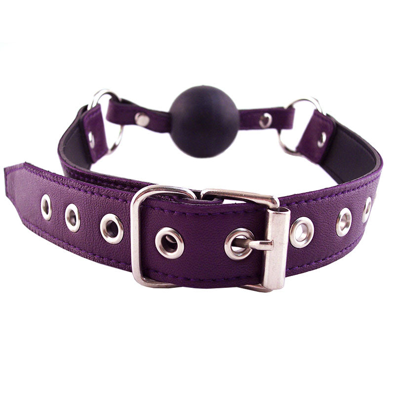Vibrators, Sex Toy Kits and Sex Toys at Cloud9Adults - Rouge Garments Ball Gag Purple - Buy Sex Toys Online