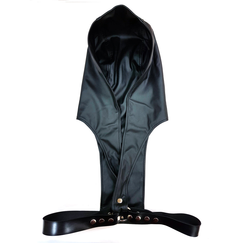 Vibrators, Sex Toy Kits and Sex Toys at Cloud9Adults - Rouge Leather Harness with Faux Leather Hoodie - Buy Sex Toys Online