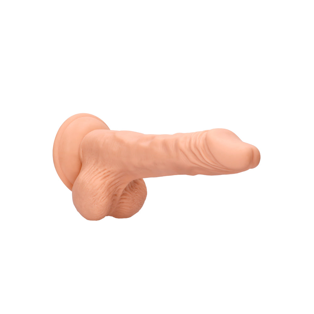 Vibrators, Sex Toy Kits and Sex Toys at Cloud9Adults - RealRock 8 Inch Dong With Testicles Flesh Pink - Buy Sex Toys Online