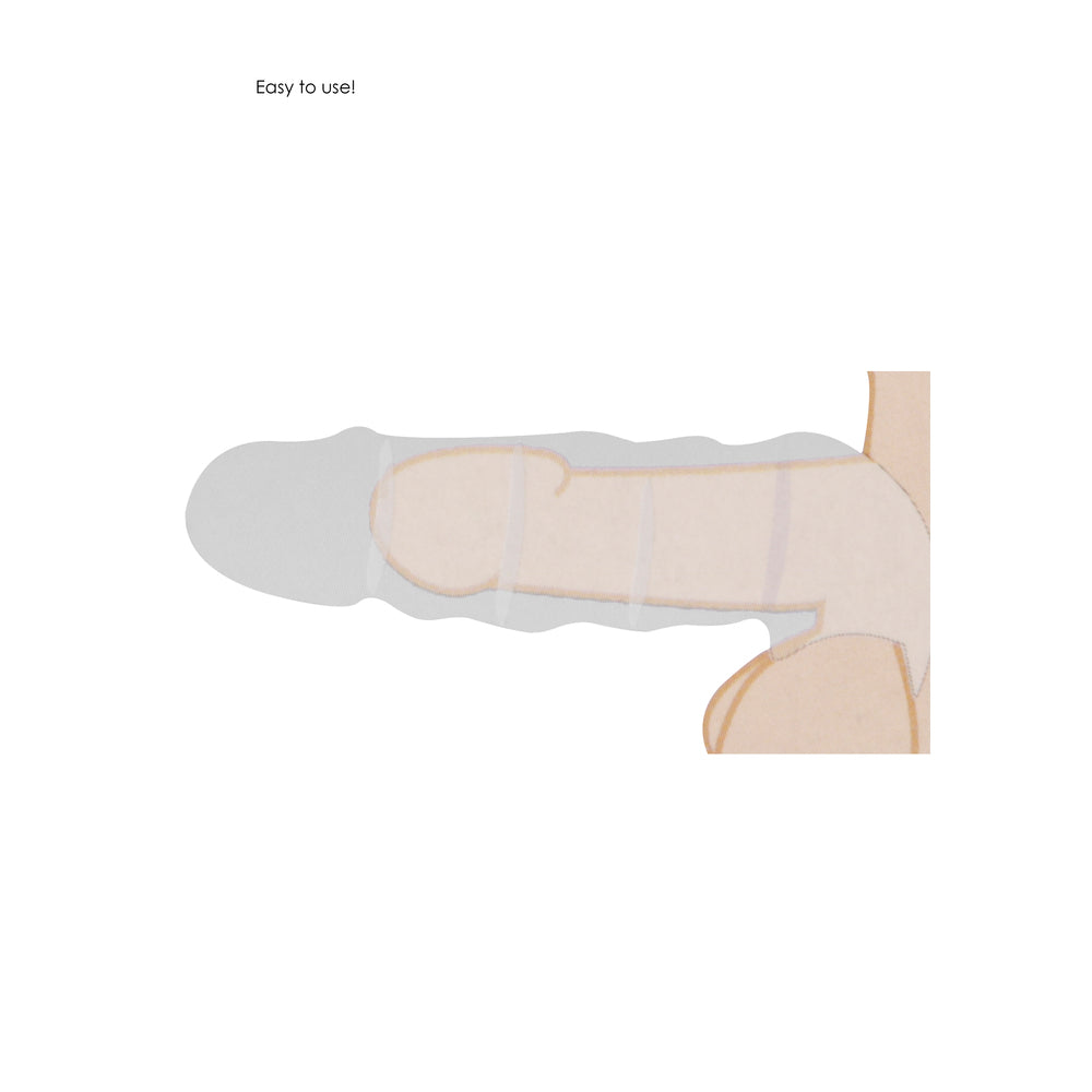 Vibrators, Sex Toy Kits and Sex Toys at Cloud9Adults - Realrock 6 Inch Penis Sleeve Flesh Pink - Buy Sex Toys Online