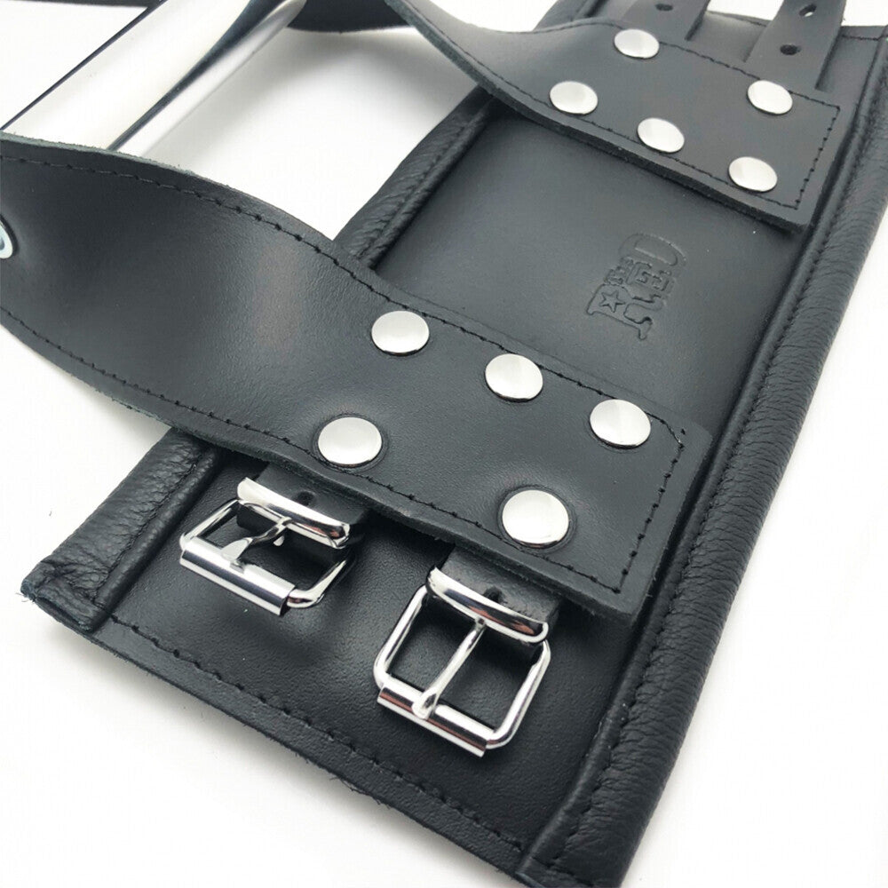 Vibrators, Sex Toy Kits and Sex Toys at Cloud9Adults - Deluxe Leather Suspension Handcuffs - Buy Sex Toys Online