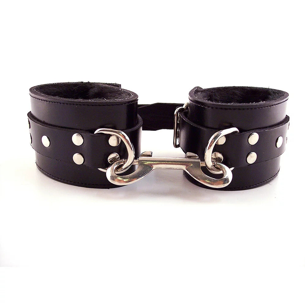 Vibrators, Sex Toy Kits and Sex Toys at Cloud9Adults - Rouge Garments Black Fur Wrist Cuffs - Buy Sex Toys Online