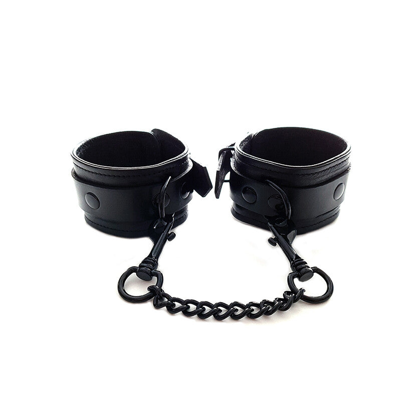 Vibrators, Sex Toy Kits and Sex Toys at Cloud9Adults - Rouge Garments Plain Black Wrist Cuffs - Buy Sex Toys Online