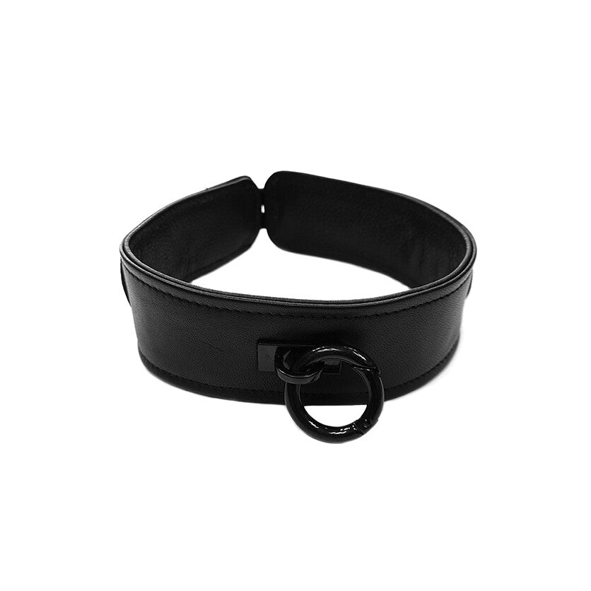 Vibrators, Sex Toy Kits and Sex Toys at Cloud9Adults - Rouge Garments Plain Black Leather Collar - Buy Sex Toys Online