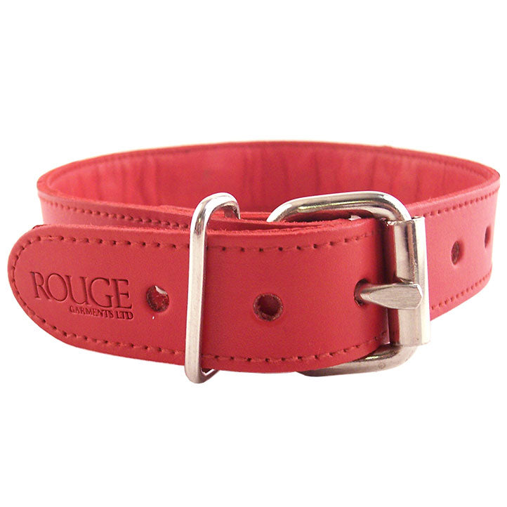 Vibrators, Sex Toy Kits and Sex Toys at Cloud9Adults - Rouge Garments Red Studded ORing Studded Collar - Buy Sex Toys Online