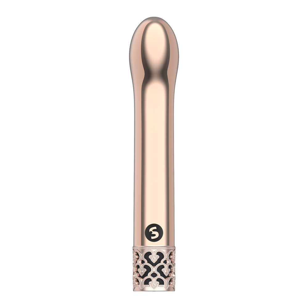 Vibrators, Sex Toy Kits and Sex Toys at Cloud9Adults - Royal Gems Jewel Rechargeable G Spot Bullet Rose Gold - Buy Sex Toys Online