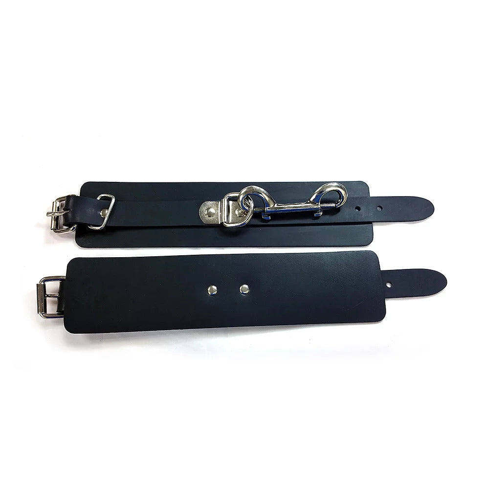 Vibrators, Sex Toy Kits and Sex Toys at Cloud9Adults - Rouge Garments Black Rubber Wrist Cuffs - Buy Sex Toys Online
