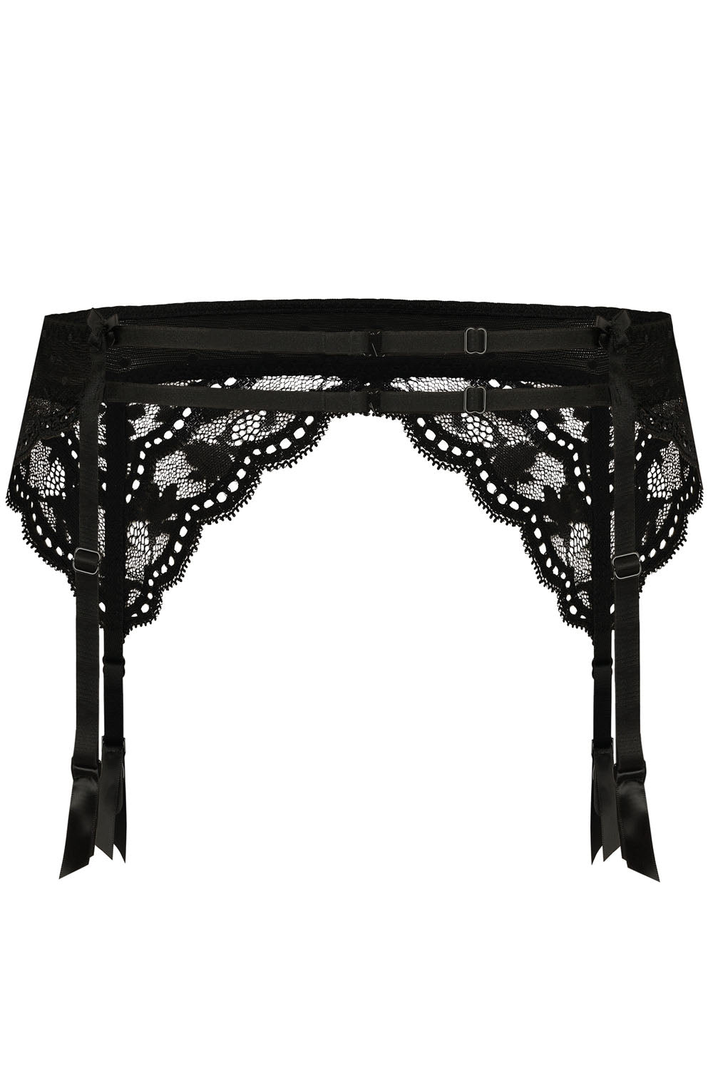 Vibrators, Sex Toy Kits and Sex Toys at Cloud9Adults - Roza Lagerta Suspender Belt Black - Buy Sex Toys Online