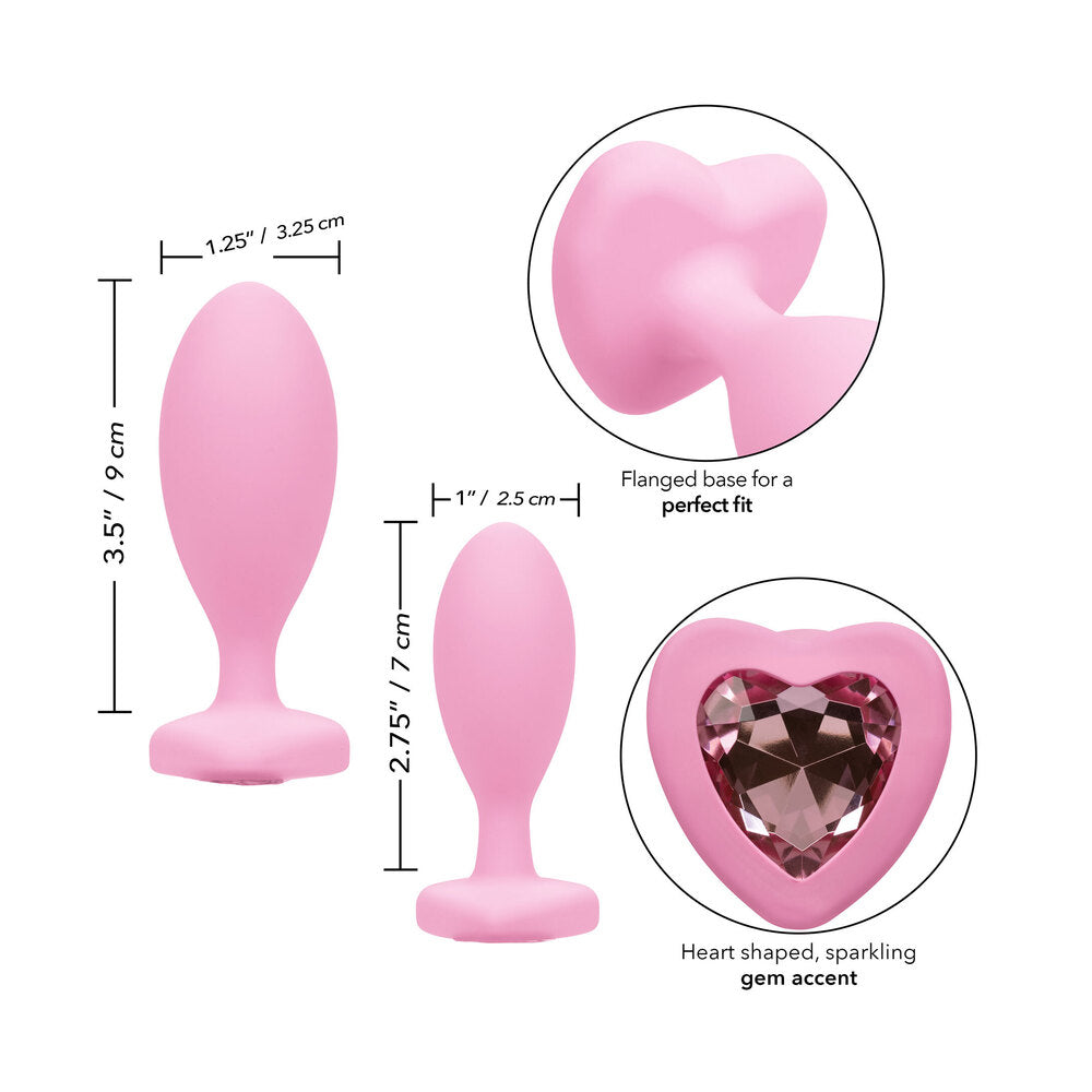 Vibrators, Sex Toy Kits and Sex Toys at Cloud9Adults - First Time Crystal Booty Duo Butt Plugs - Buy Sex Toys Online