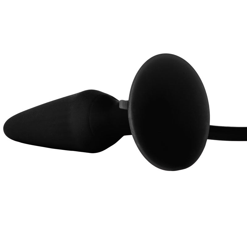 Vibrators, Sex Toy Kits and Sex Toys at Cloud9Adults - Black Booty Call Pumper Silicone Inflatable Small Anal Plug - Buy Sex Toys Online