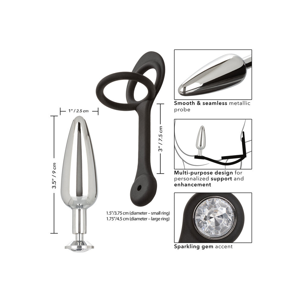 Vibrators, Sex Toy Kits and Sex Toys at Cloud9Adults - Star Fucker Slim Plug And Cockring - Buy Sex Toys Online