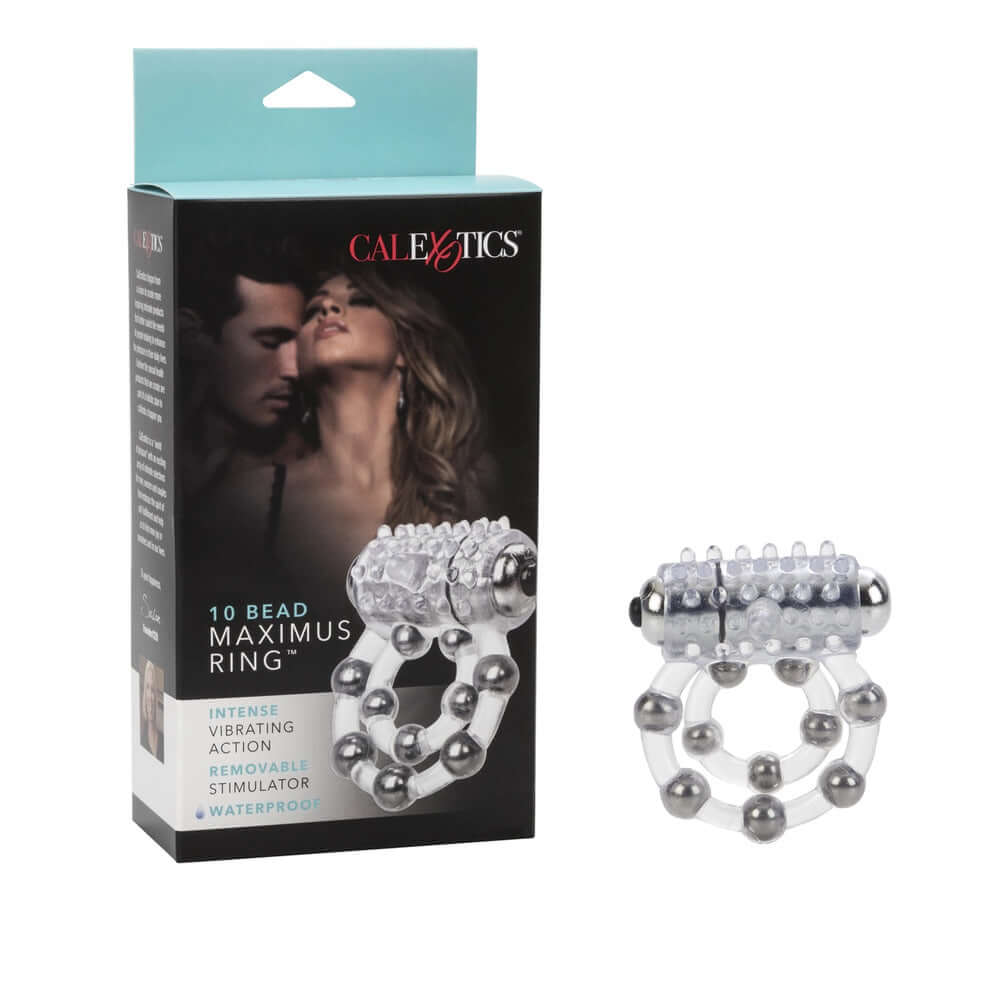 Vibrators, Sex Toy Kits and Sex Toys at Cloud9Adults - 10 Bead Maximus Cock Ring - Buy Sex Toys Online