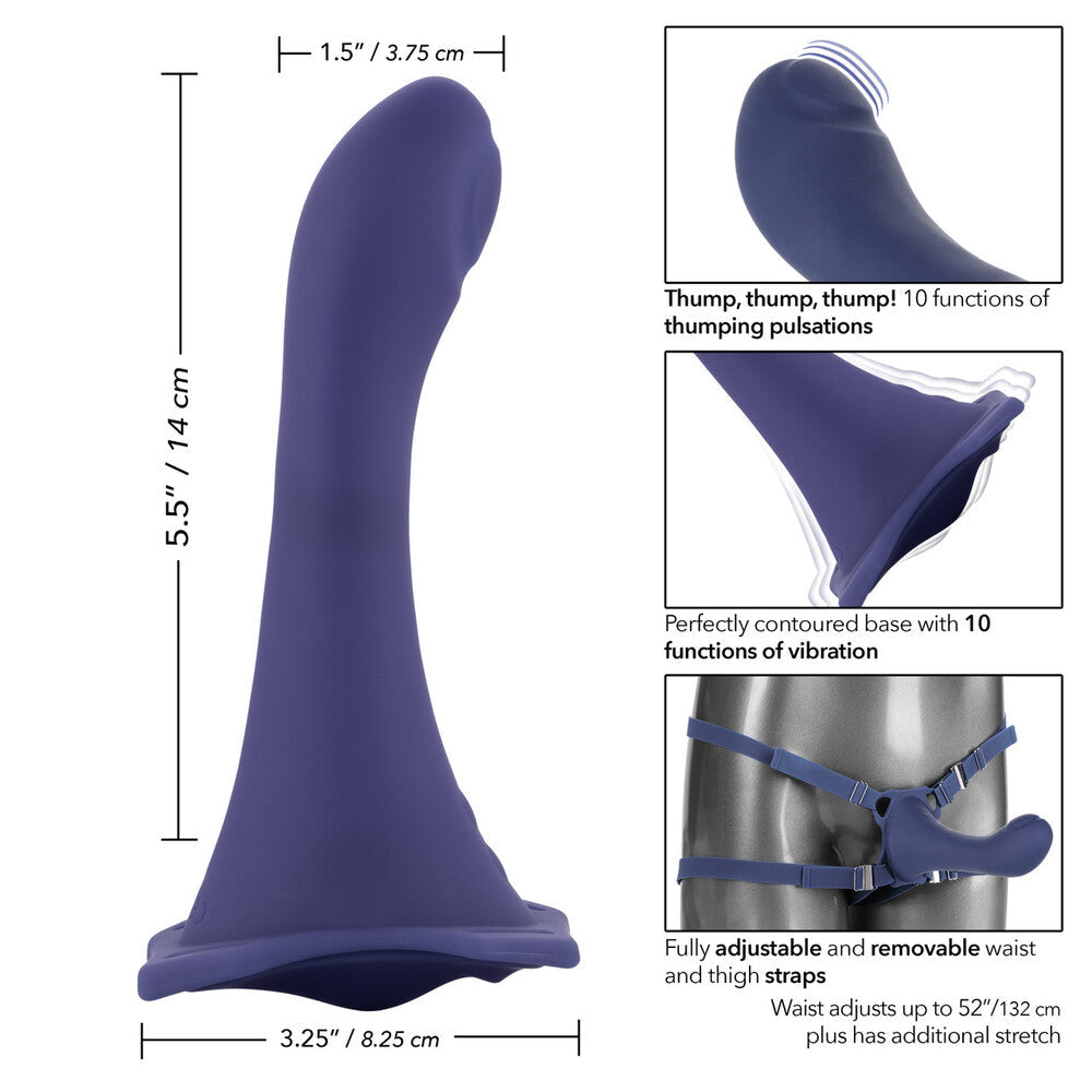 Vibrators, Sex Toy Kits and Sex Toys at Cloud9Adults - Her Royal Harness Me2 Thumper Strap On With Rechargeable Vibe - Buy Sex Toys Online