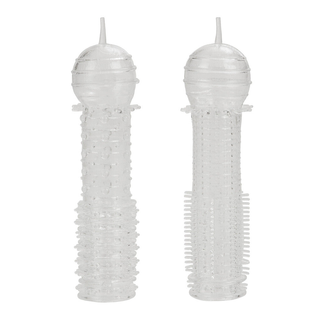 Vibrators, Sex Toy Kits and Sex Toys at Cloud9Adults - Senso Penis Sleeves 2 Pack - Buy Sex Toys Online
