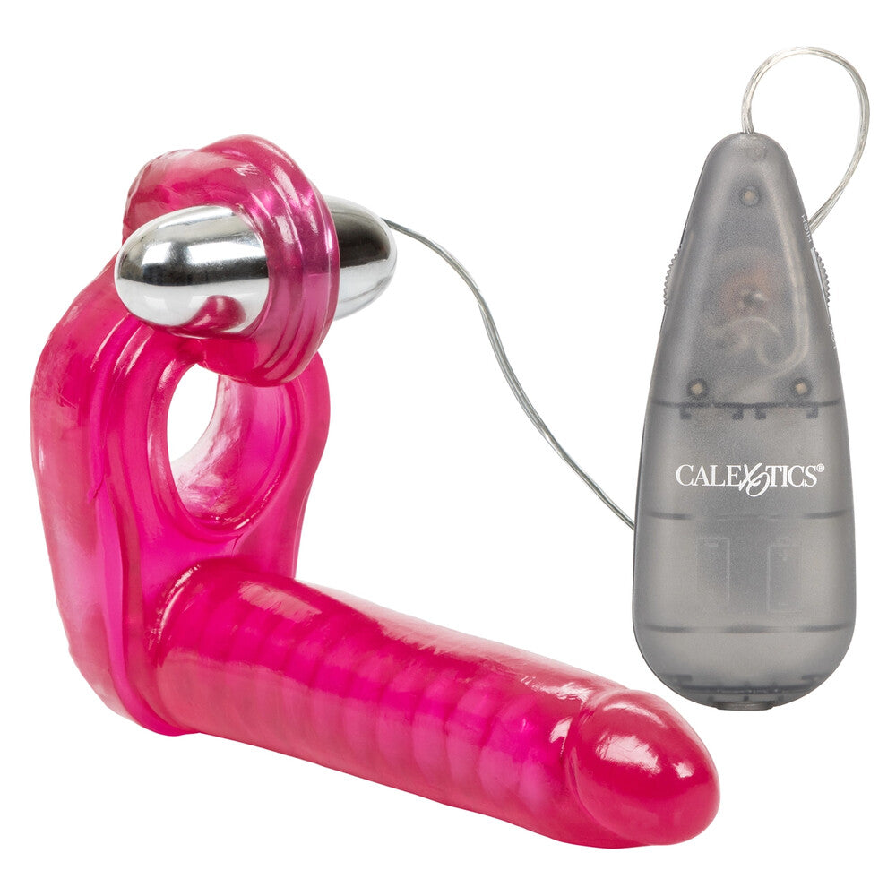 Vibrators, Sex Toy Kits and Sex Toys at Cloud9Adults - Ultimate Triple Stimulator Vibrating Cock Ring With Dong - Buy Sex Toys Online