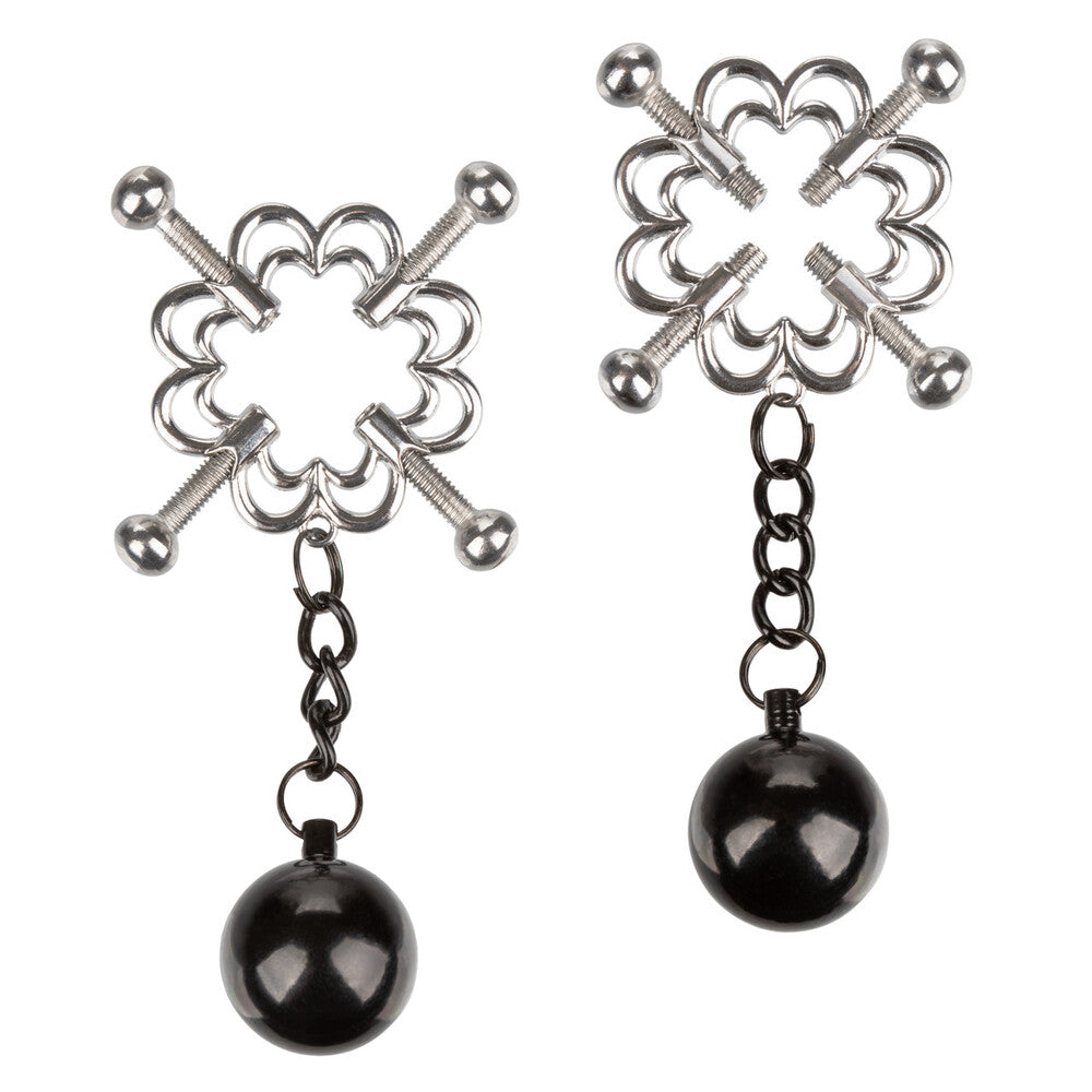 Vibrators, Sex Toy Kits and Sex Toys at Cloud9Adults - Nipple Grips 4 Point Weighted Nipple Press - Buy Sex Toys Online