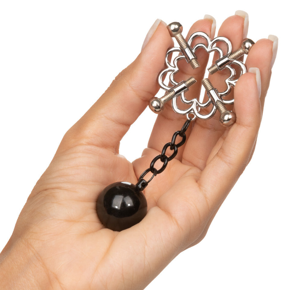 Vibrators, Sex Toy Kits and Sex Toys at Cloud9Adults - Nipple Grips 4 Point Weighted Nipple Press - Buy Sex Toys Online