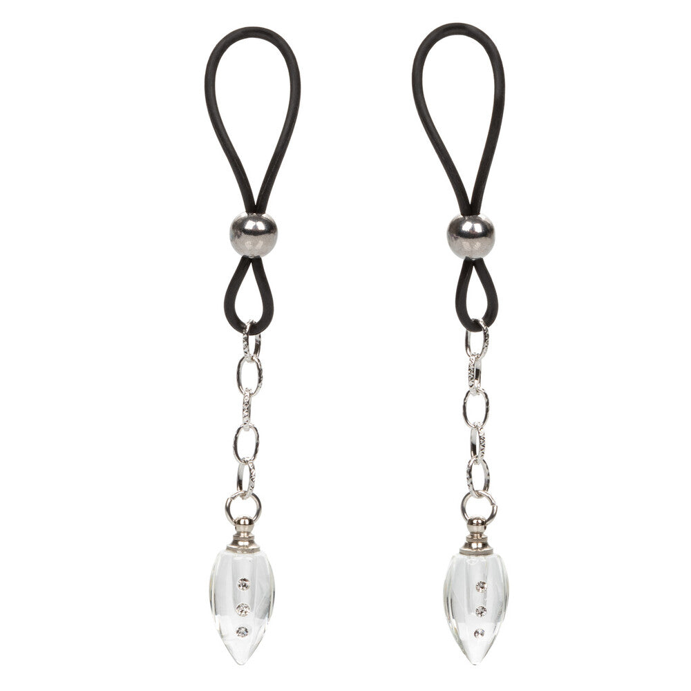 Vibrators, Sex Toy Kits and Sex Toys at Cloud9Adults - Nipple Play NonPiercing Nipple Jewellery Crystal Teardrop - Buy Sex Toys Online
