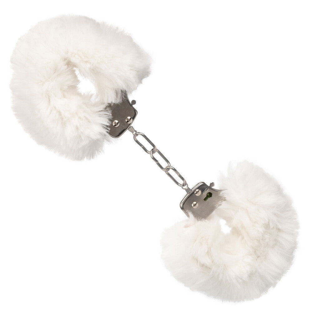 Vibrators, Sex Toy Kits and Sex Toys at Cloud9Adults - Ultra Fluffy Furry Cuffs White - Buy Sex Toys Online
