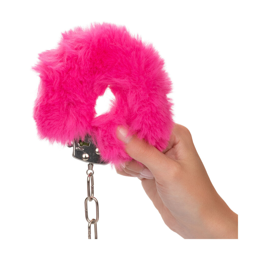 Vibrators, Sex Toy Kits and Sex Toys at Cloud9Adults - Ultra Fluffy Furry Cuffs Pink - Buy Sex Toys Online