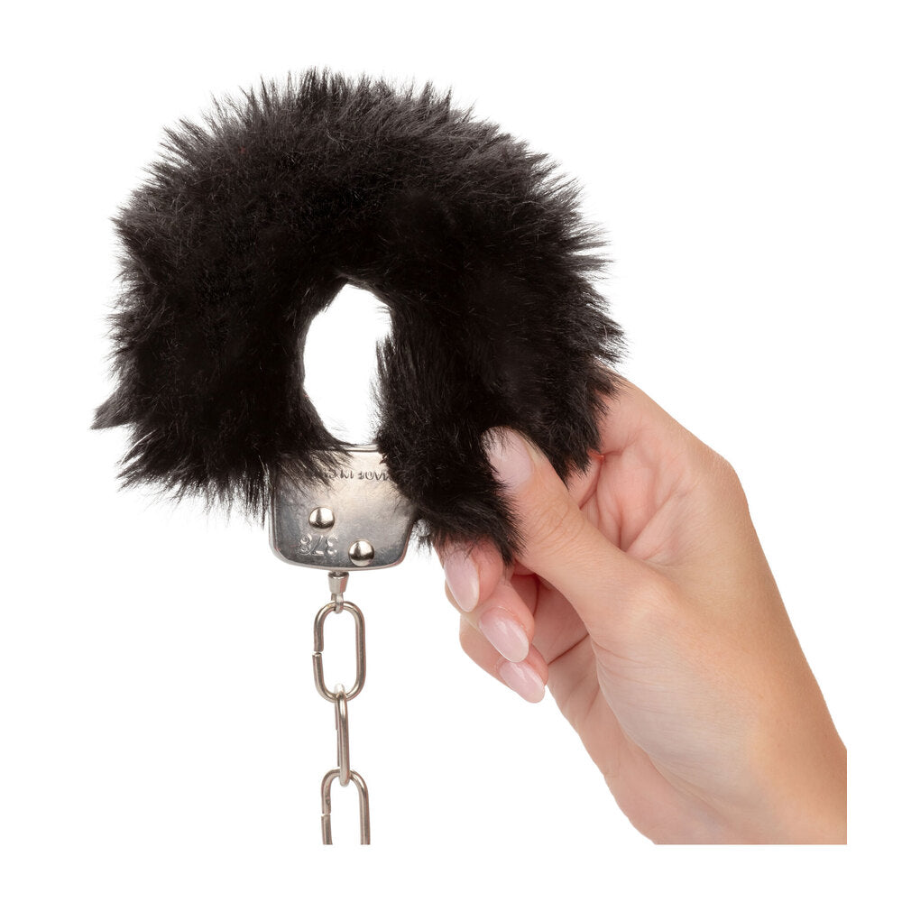 Vibrators, Sex Toy Kits and Sex Toys at Cloud9Adults - Ultra Fluffy Furry Cuffs Black - Buy Sex Toys Online