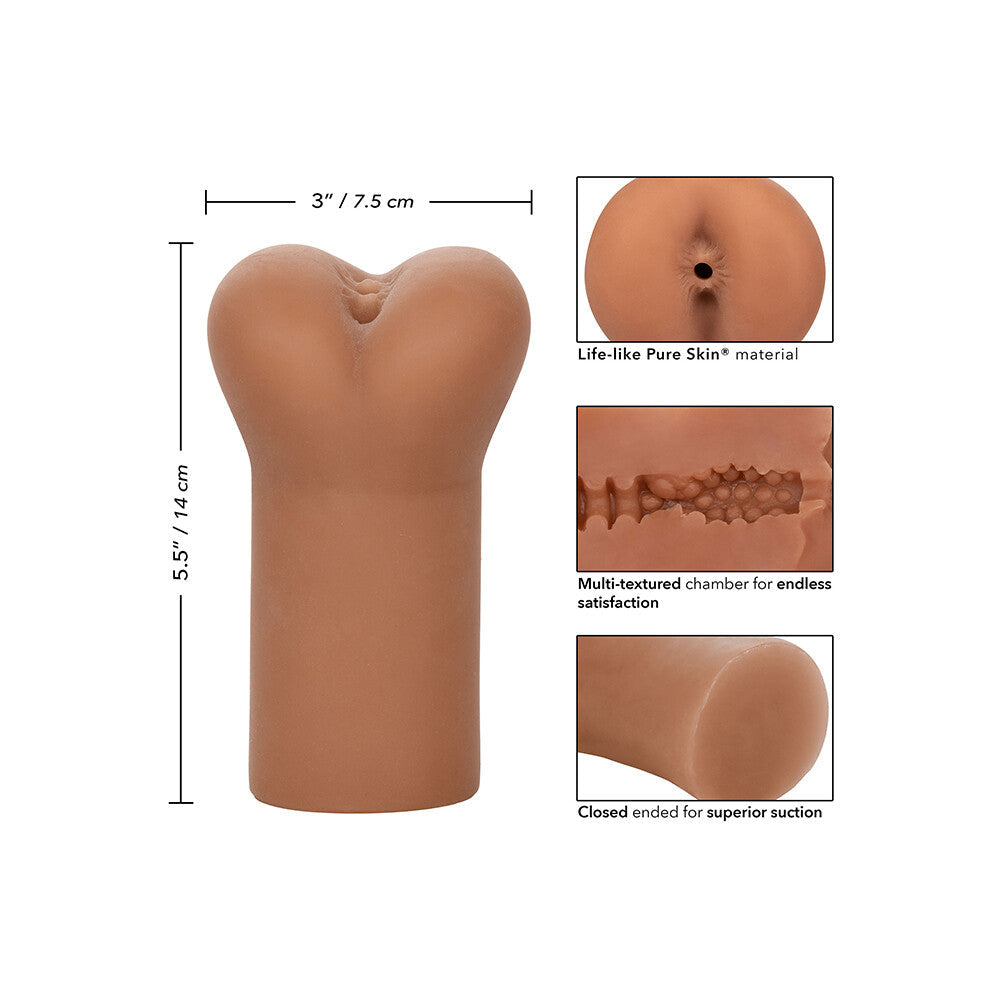 Vibrators, Sex Toy Kits and Sex Toys at Cloud9Adults - Boundless Anus Masturbator Flesh Brown - Buy Sex Toys Online