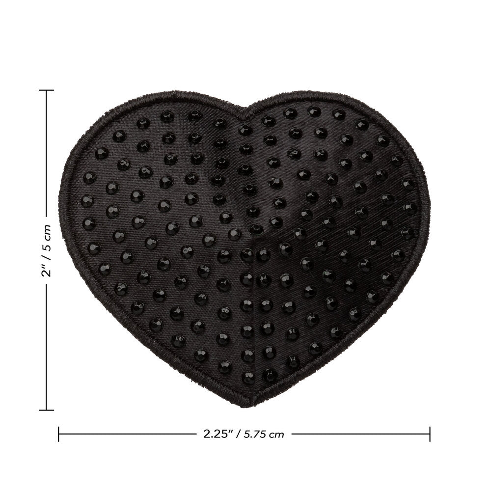 Vibrators, Sex Toy Kits and Sex Toys at Cloud9Adults - Radiance Black Heart Pasties - Buy Sex Toys Online