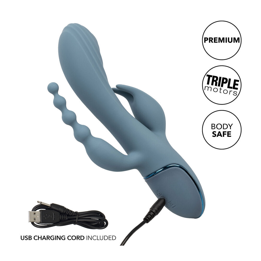 Vibrators, Sex Toy Kits and Sex Toys at Cloud9Adults - Triple Ecstasy Triple Motor Stimulator - Buy Sex Toys Online