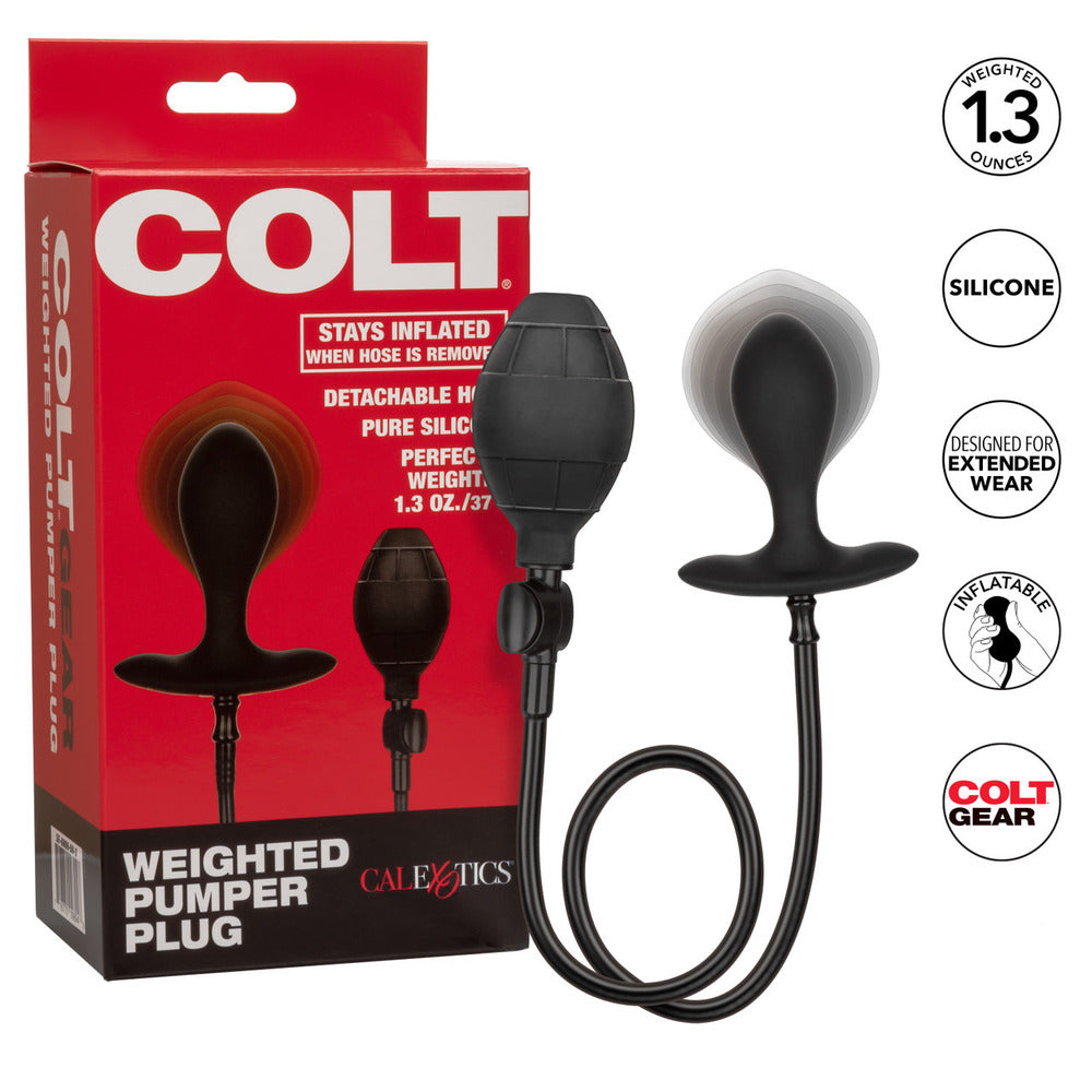 Vibrators, Sex Toy Kits and Sex Toys at Cloud9Adults - Colt Weighted Plumper Inflatable Butt Plug - Buy Sex Toys Online