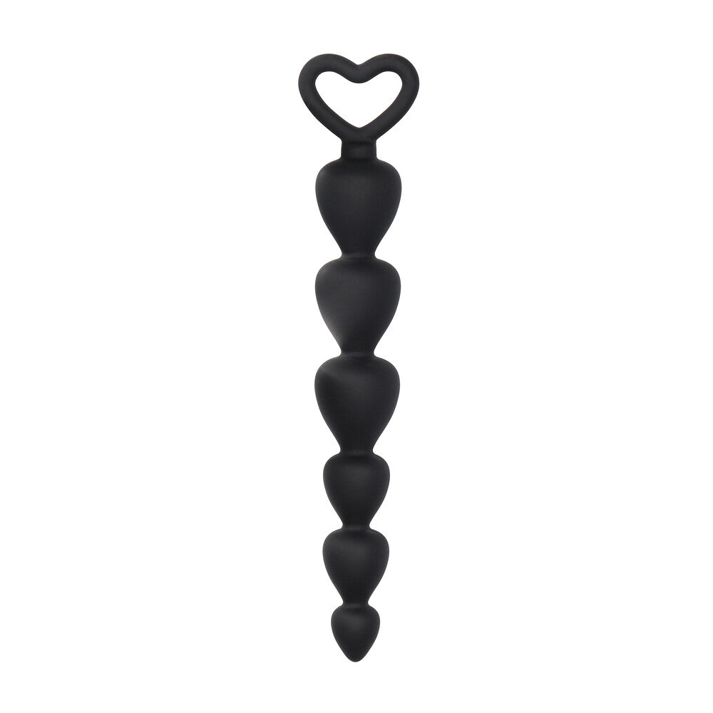 Vibrators, Sex Toy Kits and Sex Toys at Cloud9Adults - Black Silicone Anal Beads - Buy Sex Toys Online