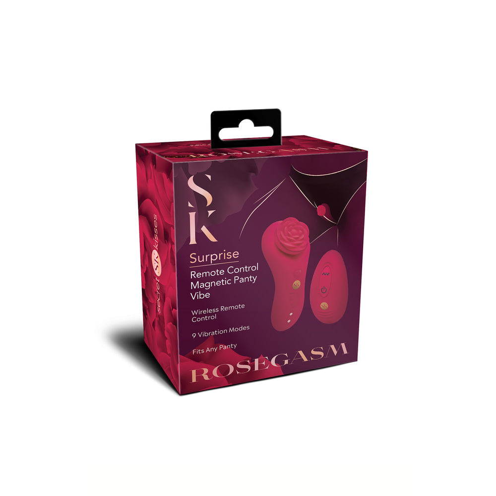 Vibrators, Sex Toy Kits and Sex Toys at Cloud9Adults - Secret Kisses Rosegasm Rose Surprise Panty Vibe - Buy Sex Toys Online