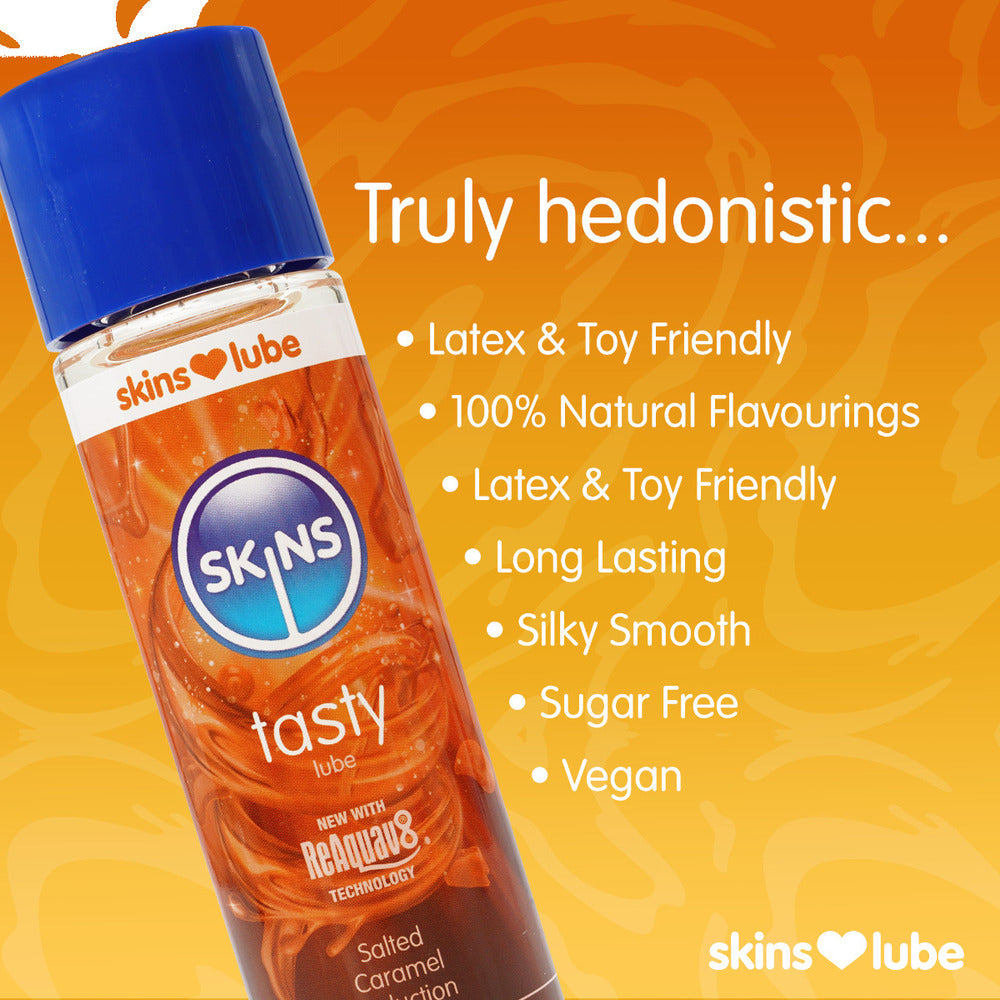 Vibrators, Sex Toy Kits and Sex Toys at Cloud9Adults - Skins Salted Caramel Seduction Waterbased Lubricant 130ml - Buy Sex Toys Online