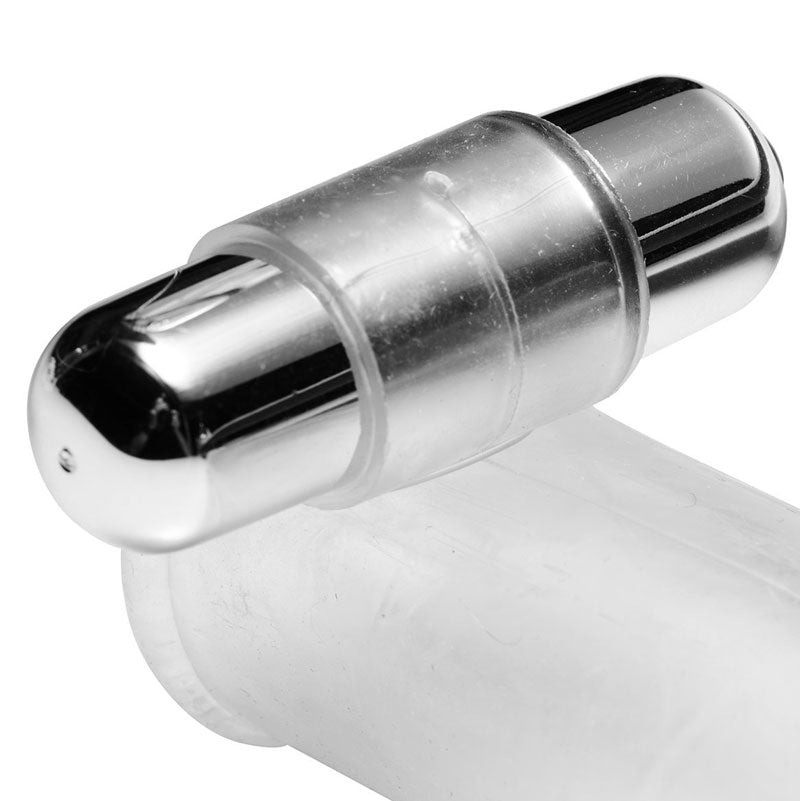 Vibrators, Sex Toy Kits and Sex Toys at Cloud9Adults - Size Matters Clear Vibrating Penis Sleeve - Buy Sex Toys Online