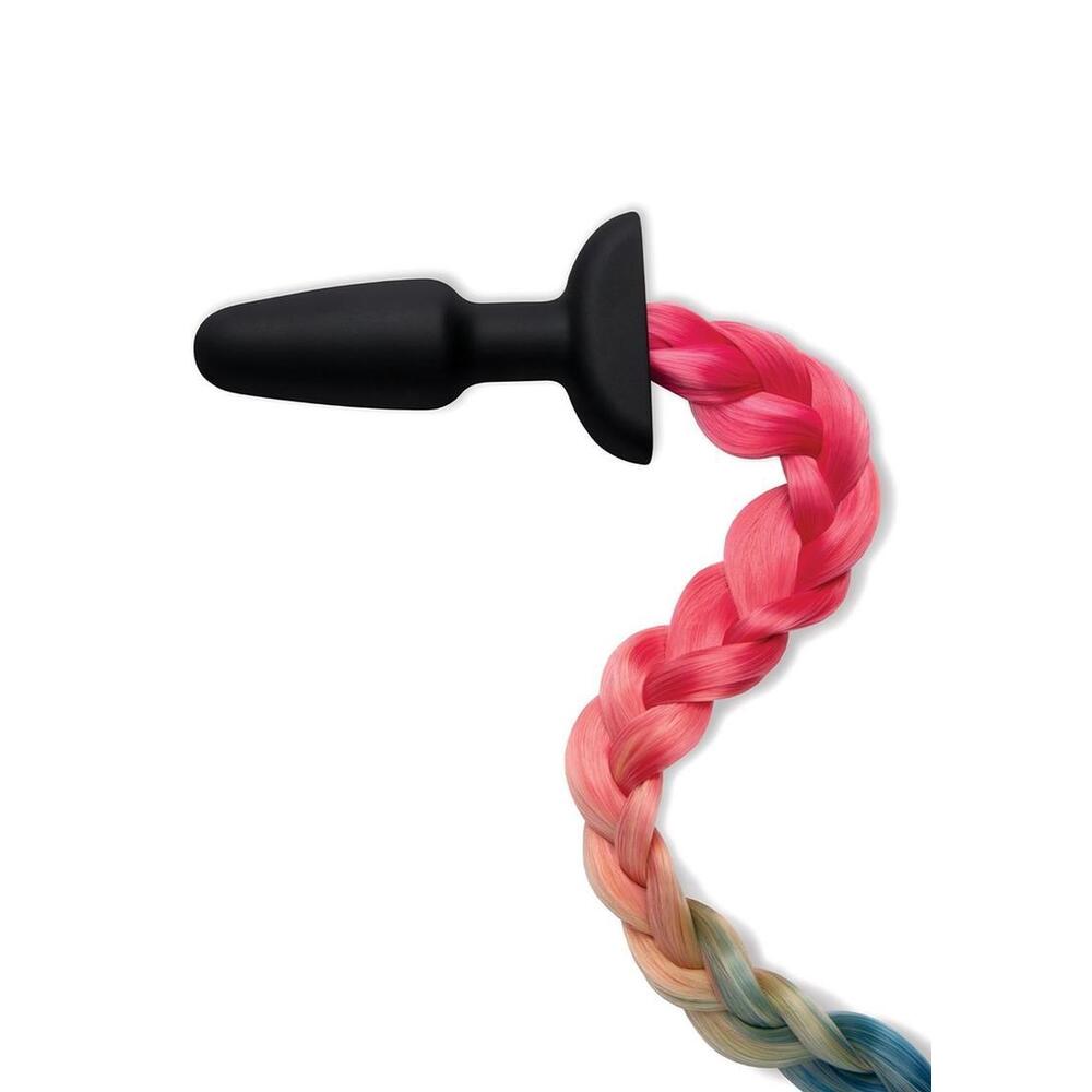Vibrators, Sex Toy Kits and Sex Toys at Cloud9Adults - Furry Tales Rainbow Tail Butt Plug - Buy Sex Toys Online