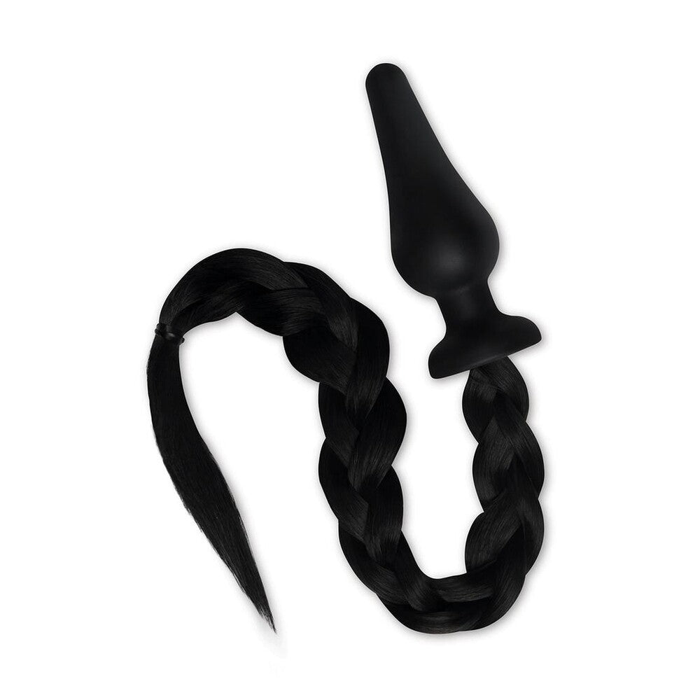 Vibrators, Sex Toy Kits and Sex Toys at Cloud9Adults - Furry Tales Black Pony Play Butt Plug - Buy Sex Toys Online
